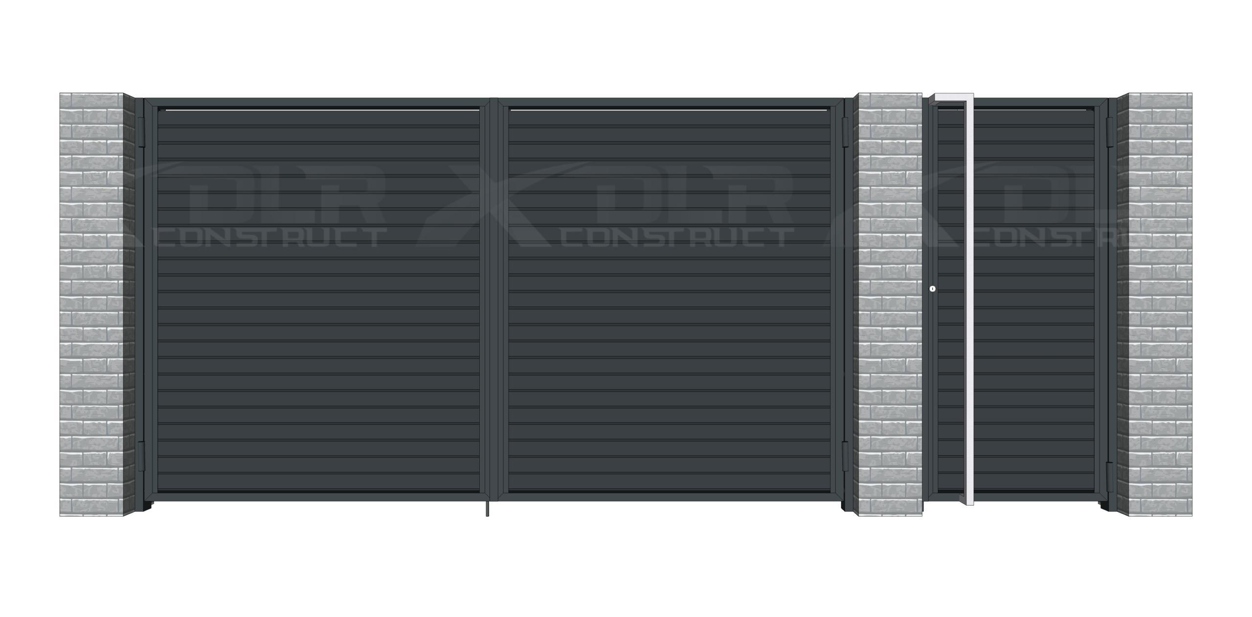 Poarta batantă "Jaluzele"