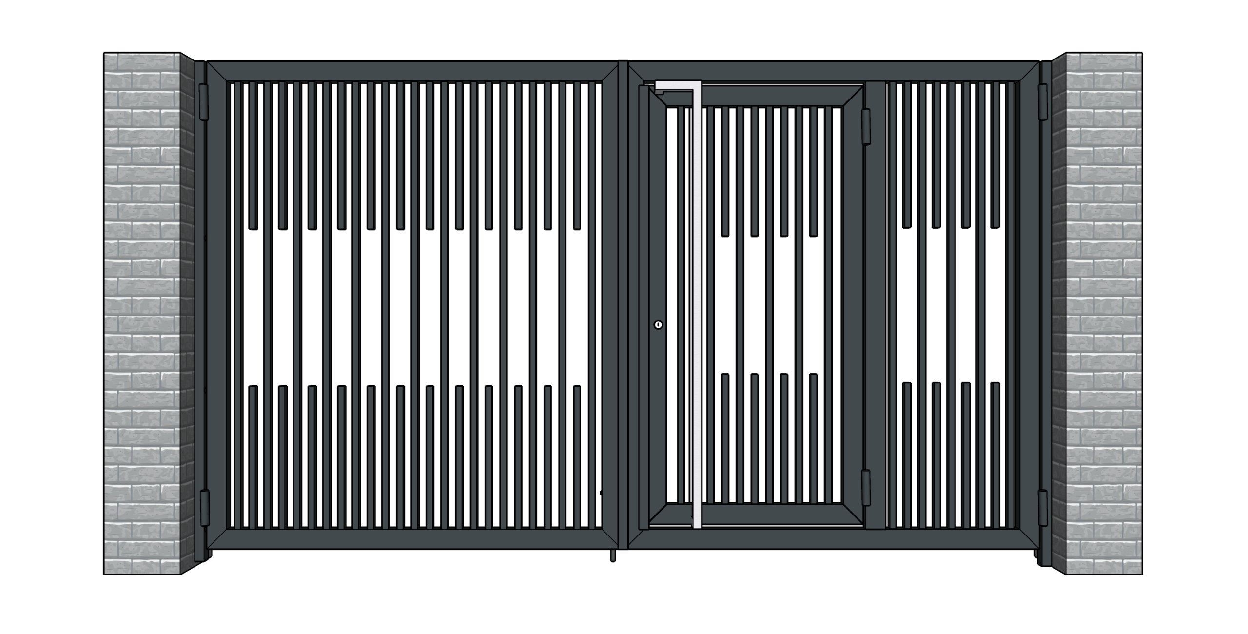 Poarta integrată "Lux"